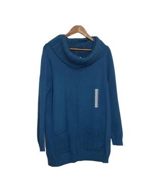 Jeanne Pierre Cowl Neck Tunic Sweater Sz X-Large